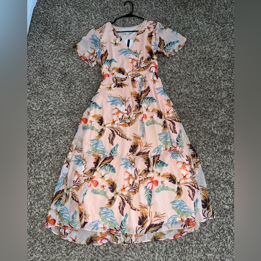Floral maxi dress